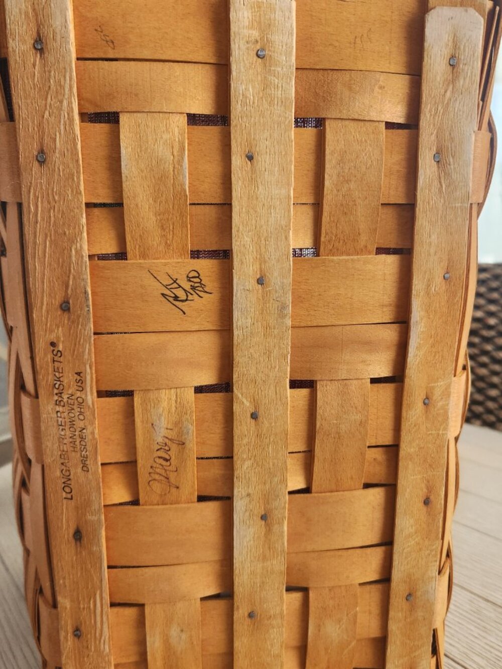 LONGABERGER- Newspaper Basket - Picture 6 of 16